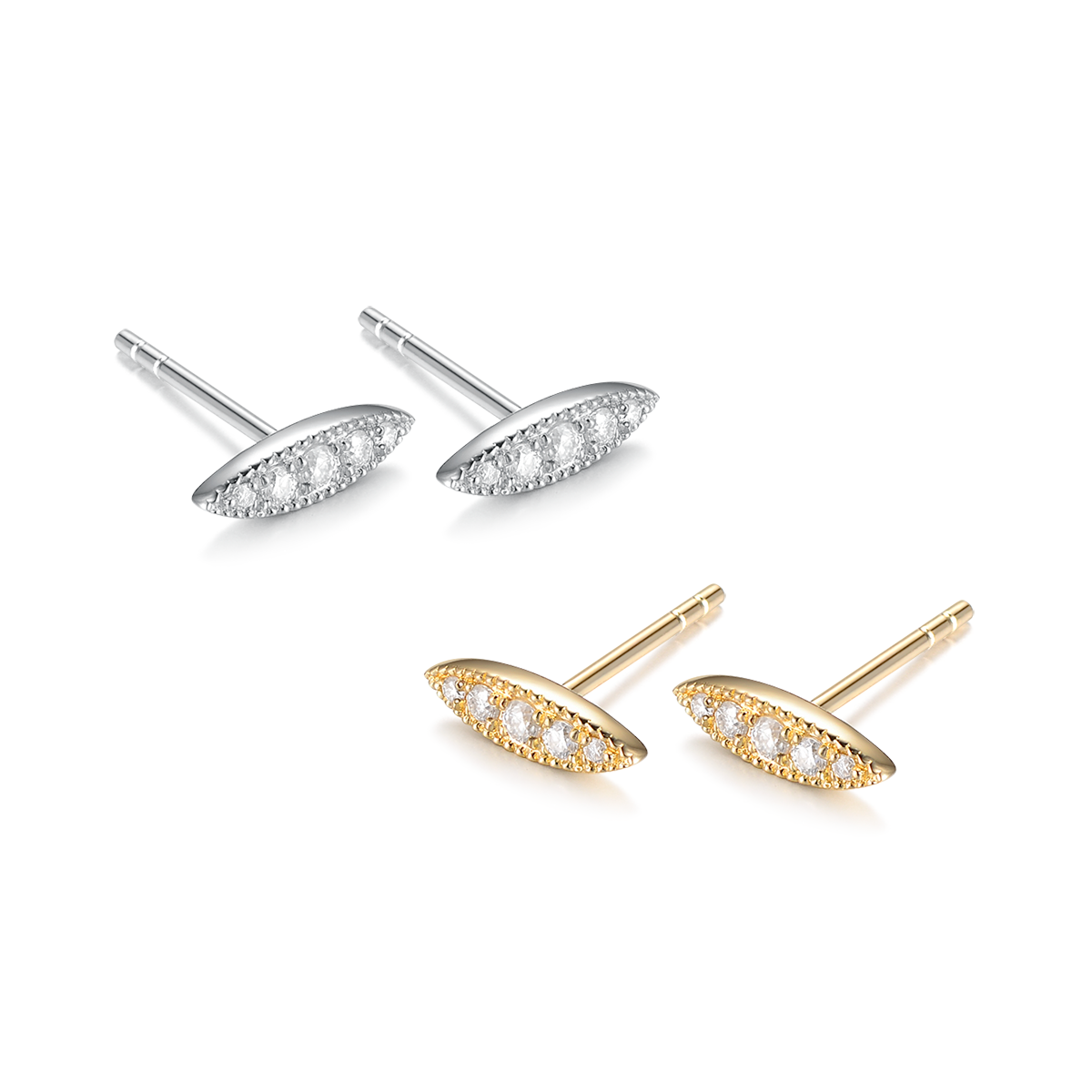 Diamond Marquise Earring