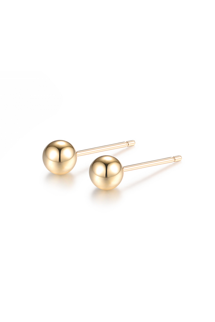 Classic Gold Orb Earring