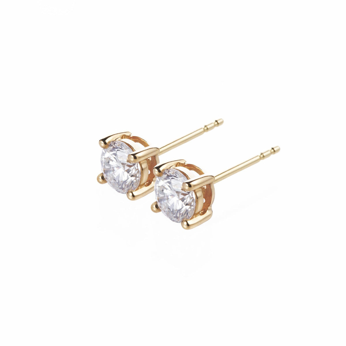Classic 2ct diamond stud earrings
