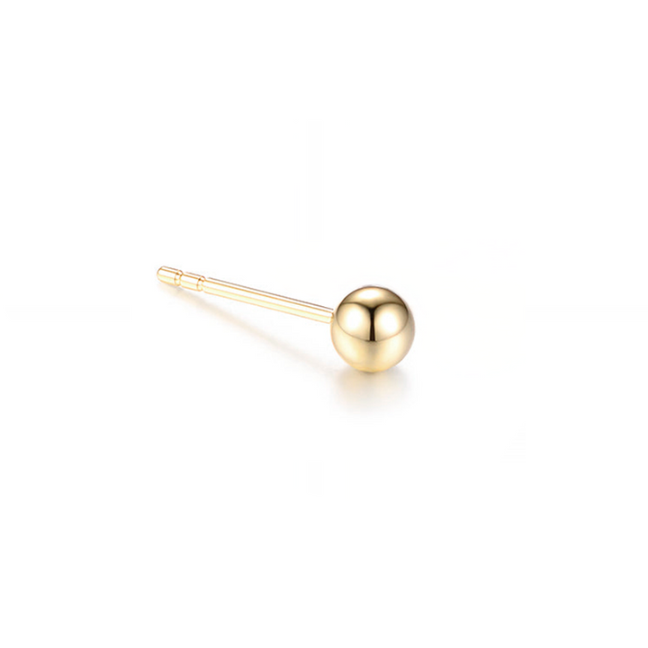 Gold Orb Earring