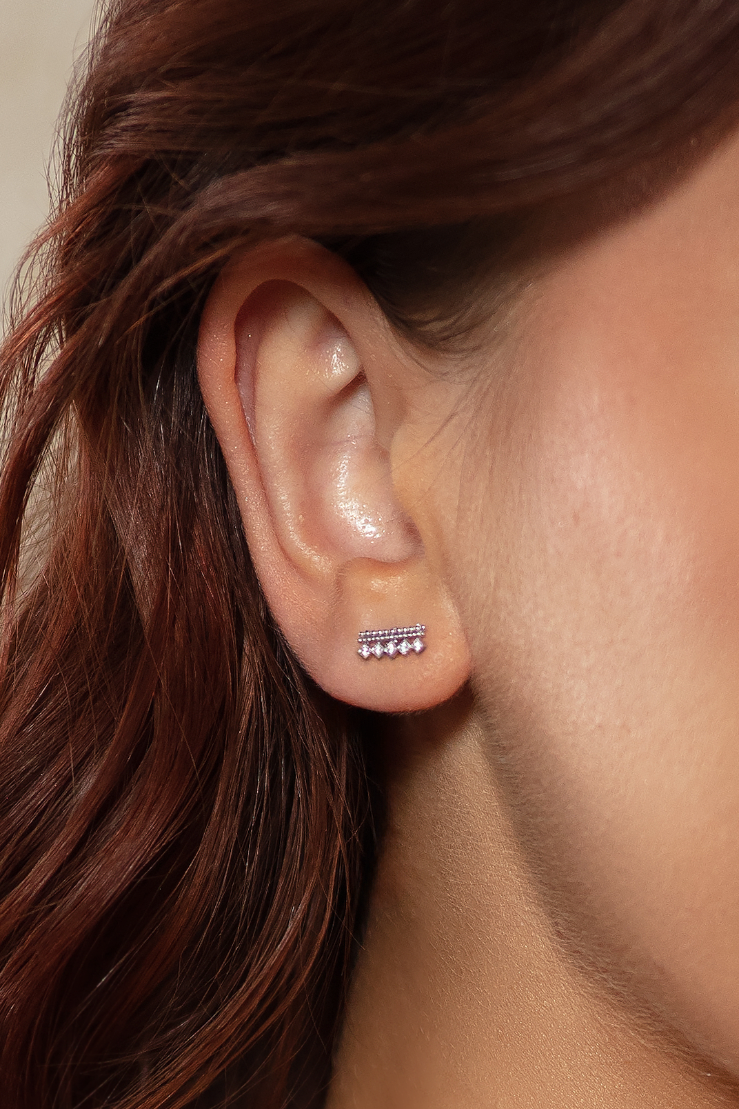 Diamond Lattice Earring