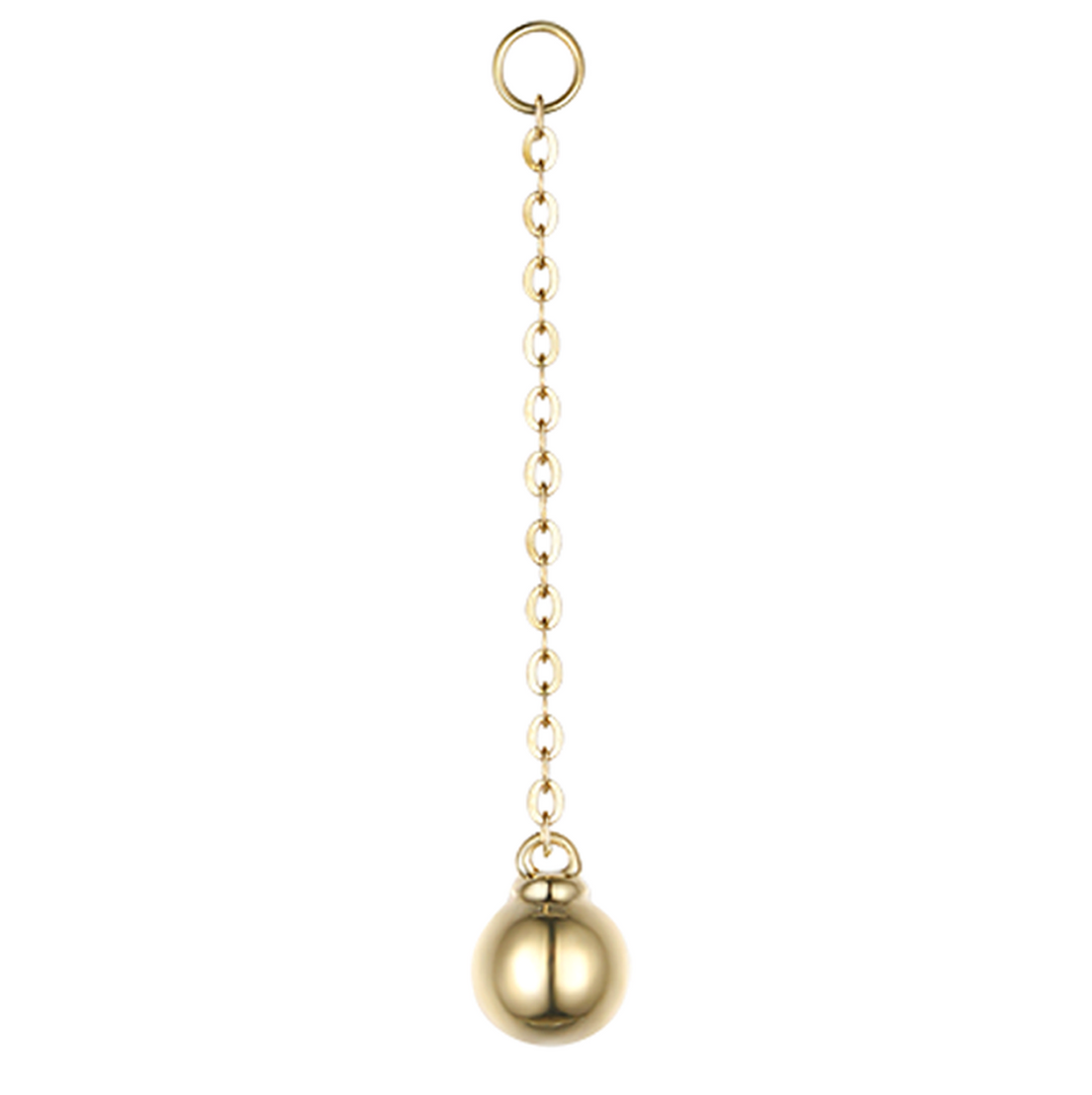 Gold Drop Earring Enhancer